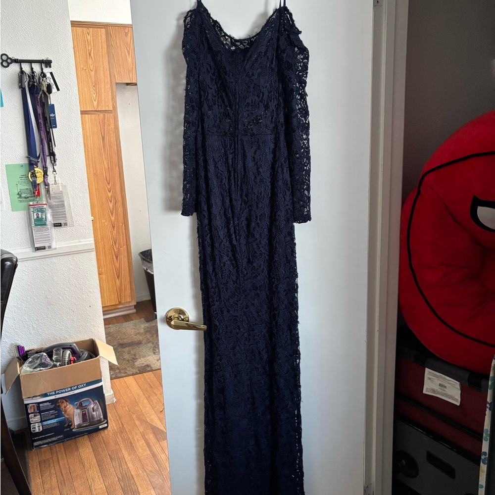 Off the shoulder lace dress
